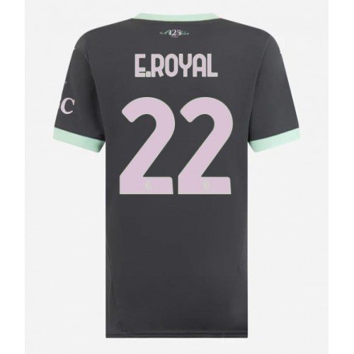 AC Milan Emerson Royal #22 Rezervni Dres za Ženska 2024-25 Kratak Rukav